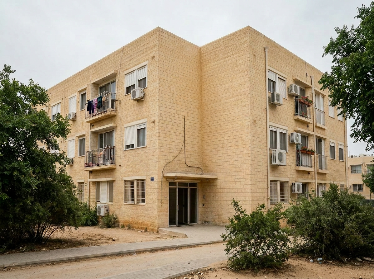 בניין סמוך לקמפוס — אופטימיזציית שכירות — before